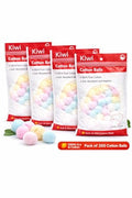 Cotton Balls Pack - 200 Soft, Lint-Free, Absorbent Makeup & Skincare Cotton