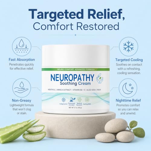 Extra Strength Neuropathy Relief Cream with Aloe Vera & Arnica - 2 fl oz
