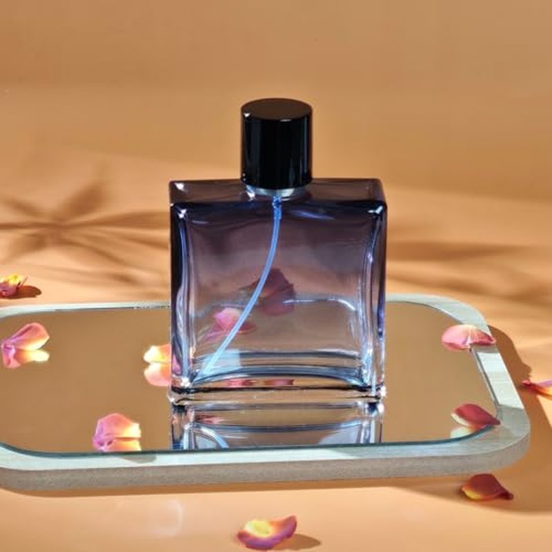 100ml Glass Perfume Spray Bottle with 3 Dispensers - Refillable