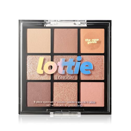 Lottie London The Rose Golds 9-Shade Eyeshadow Palette