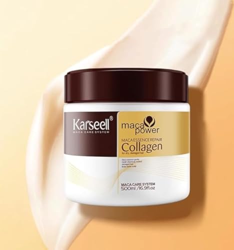 Deep Repair Argan Oil Collagen Hair Mask - 16.9 oz for All Hair Types
