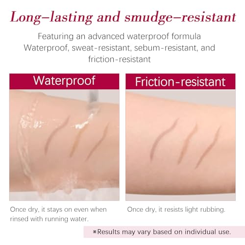 Maksure 2-in-1 Waterproof Eyebrow Pencil & Powder for Natural & Defined Brows