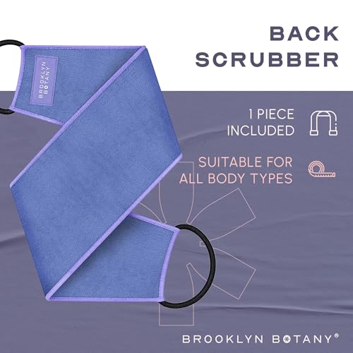Brooklyn Botany Exfoliating Back Scrubber with Handles – 32.5"