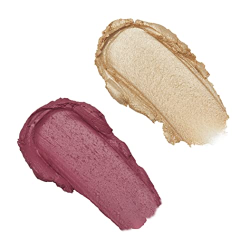 Revolution Beauty Blush & Highlight Stick Duo - Mauve Glow