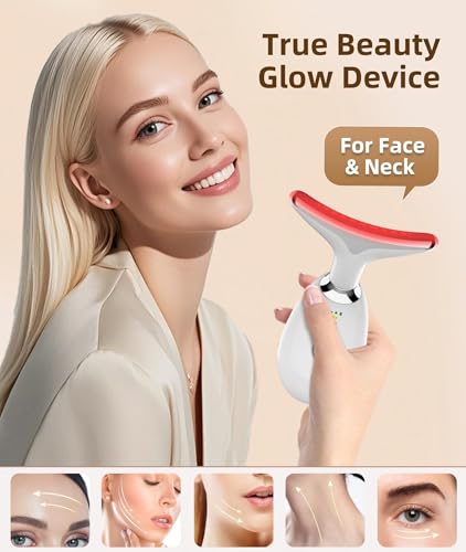 Jobazok 7-Color Light Therapy Face Massager for Lifting & Firming