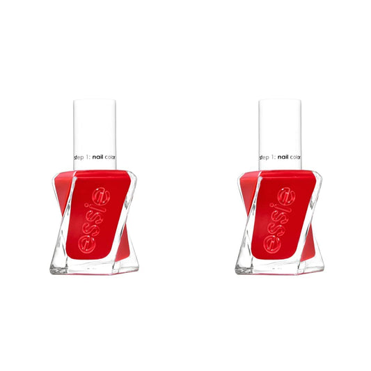 essie Gel Couture Longwear Nail Polish, Scarlet Red, Rock the Runway, 0.46 Ounce (Pack of 2)