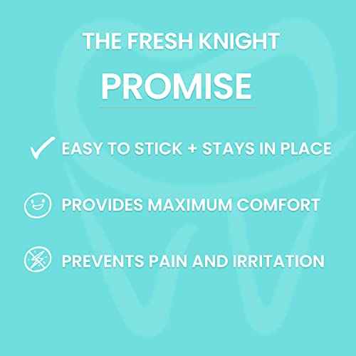 Fresh Knight Braces Wax. Dental Wax for Braces & Aligners - Premium Orthodontic Strips Food Grade (Multicolor)