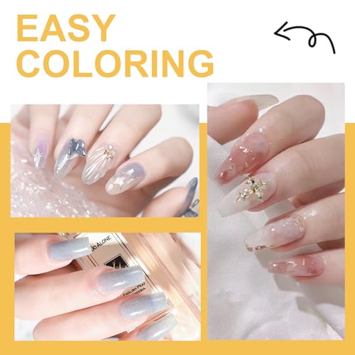 Short Square Gel Nail Tips 600Pcs Full Cover Clear