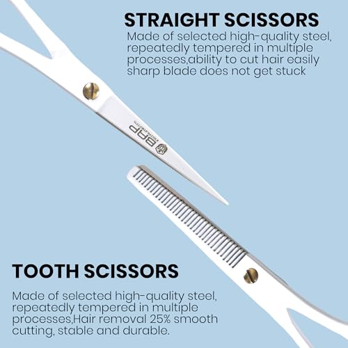 Professional Hair Cutting Scissors Set - 4 Piece Barber Kit