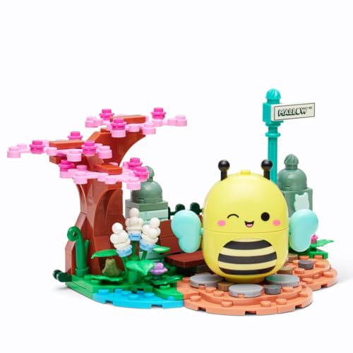 BLDR Squishmallows Sunny’s Park Life Botanical Garden Playset with Buildable Sunny Bee Figure