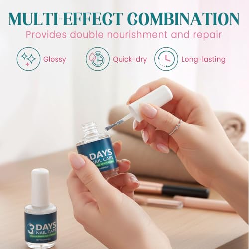 SENOY 3 Days Nail Care Oil with Keratin for Strengthening & Hydration