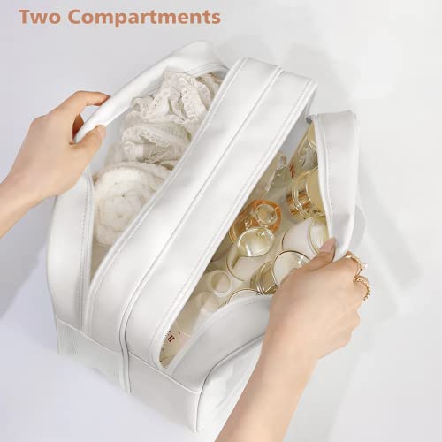 Large Toiletry Bag with Handle - Waterproof Organizer for Travel