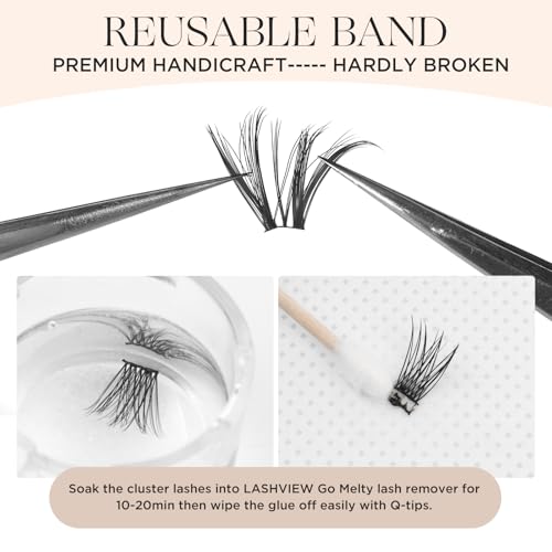 PopUp Cluster Lashes 144 Pcs DIY Eyelash Extensions