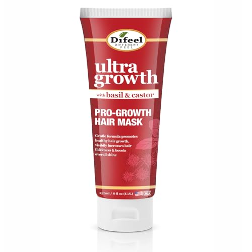 Difeel Ultra Growth Basil & Castor Oil Pro Growth Hair Mask 8 oz.