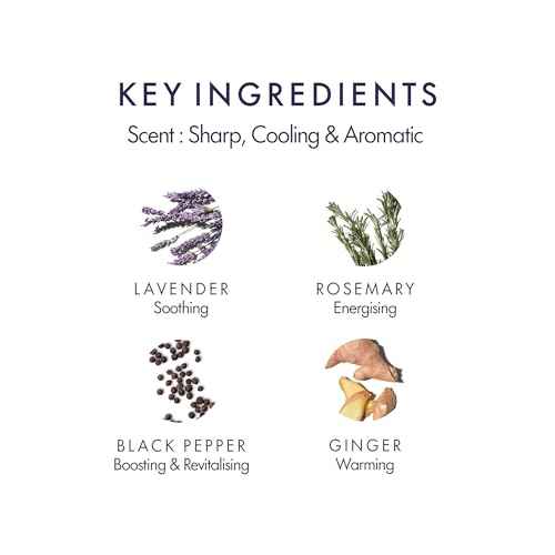 Aromatherapy Associates De-Stress Muscle Shower Oil. Powerful Blend of Rosemary, Ginger and Black Pepper Essential Oils to Soothe and Heal the Body (8.45 fl oz)