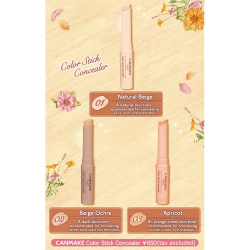 CANMAKE Color Stick Concealer 1.9g - Natural Beige