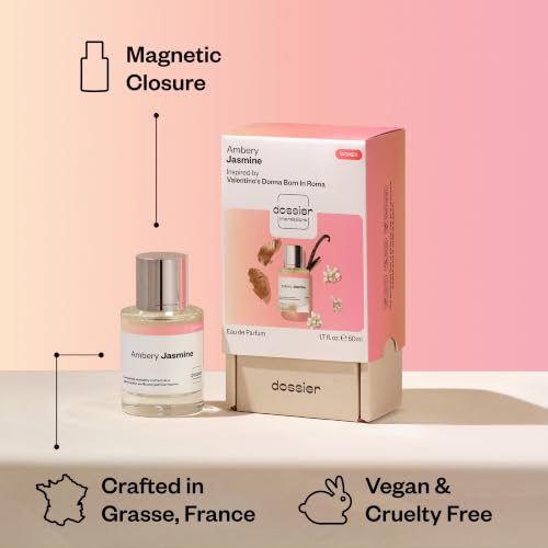 Dossier Ambery Jasmine Women’s Eau de Parfum – Long-Lasting Floral Amber Scent