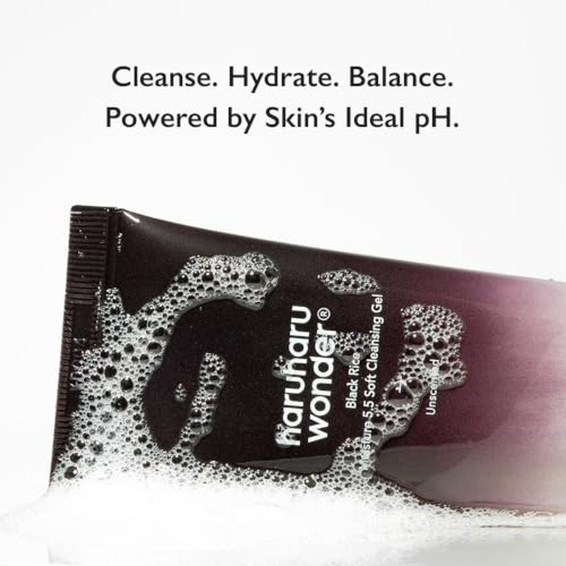 HARUHARU Black Rice pH 5.5 Cleansing Gel - Gentle Sensitive Skin