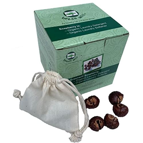 0.75 Pound (12 Ounces) Organic De-seeded Soapberry/Soap Nut with 1 Wash Bag