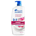 Head & Shoulders Smooth & Silky Anti-Dandruff 2-in-1 Shampoo, 28.2 Fl Oz