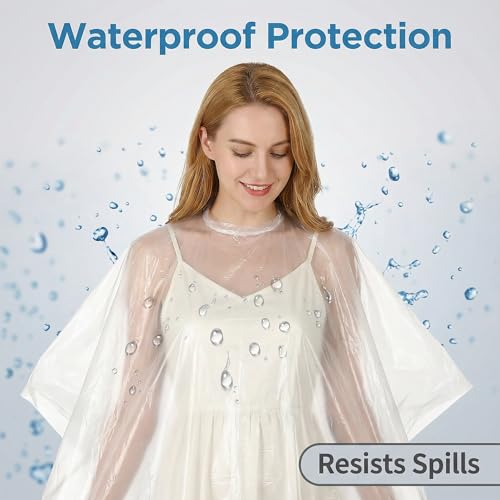 50 Pcs Disposable Hair Salon Capes 35.4×51.2" Waterproof