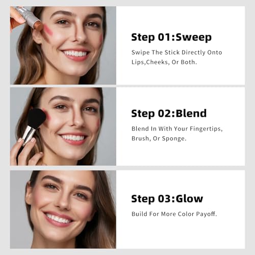 KIMUSE Cream Contour Stick Duo – Blush & Bronzer