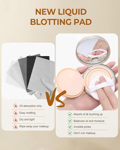 Oil Blotting Cushion for Oily Skin - 12H Matte & Oil Control