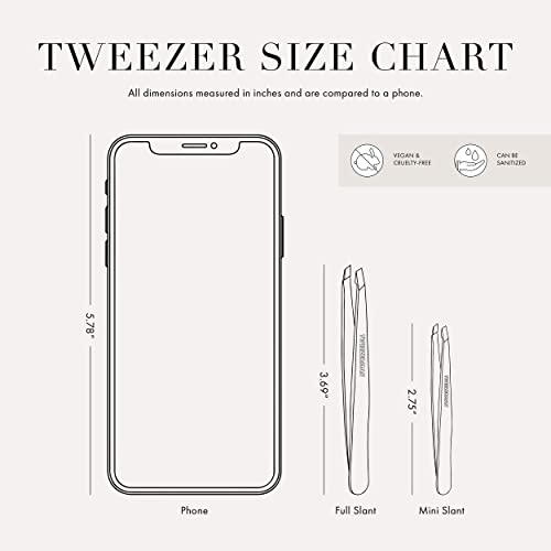 Tweezerman Mini Slant & Point Tweezer Set