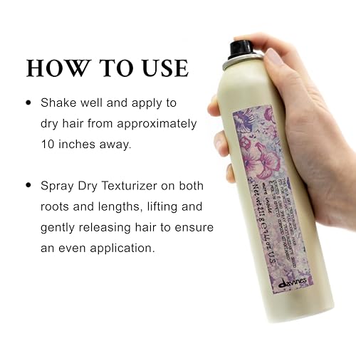 Davines Dry Texturizer Spray for Instant Volume & Texture - 7.44 Oz