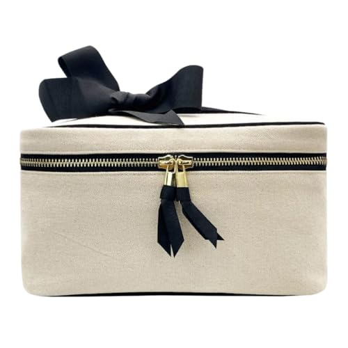 Bag-all Makeup Bag for Women | Cosmetic Bag Organizer for Girls | Makeup Pouch for Traveling | Toiletry Bags for Women | Make Up Travel Pouches | Cream