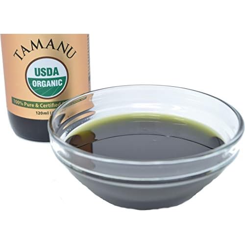 PRIME NATURAL Organic Tamanu Oil - USDA Certified, 100% Pure, Cold Pressed, Unrefined, Virgin (4oz / 120ml) For Face, Hair & Skin Care - Natural Moisturizer