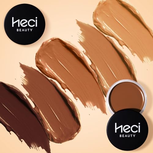 Cream Bronzer with Brush, Creamy & Highly Pigmented Formula, Blendable Cream Contour Makeup with a Natural, Matte Finish - Buildable Formula for Shimmer-Free, Tan, 0.7 Oz