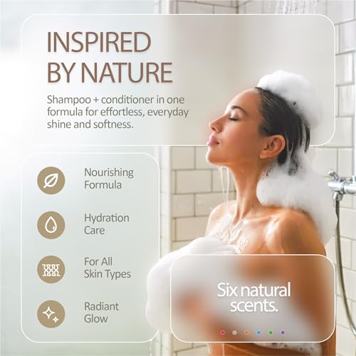 SILK Moisturizing Body Wash for Woman & Man - Daily Hydrating Shower Gel and Foaming Cleanser with Vitamin E and Glycerin, Rich Lather for Dry Skin Care, Sea Minerals Scent, 16.9 Fl Oz (Pack of 6)