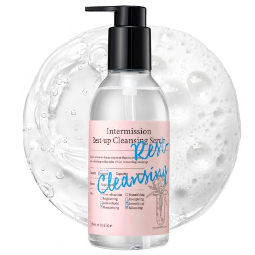 INTERMISSION Rest Up Cleansing Serum, Gentle Face Cleanser to Foam,