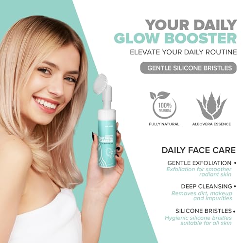 Pure Aroma Hydrating Daily Facial Cleanser | Foaming Face Wash & Makeup Remover With Hyaluronic Acid, Glycerin | For All Type Of Skin | Fragrance-Free, Paraben-Free, Sulfate-Free