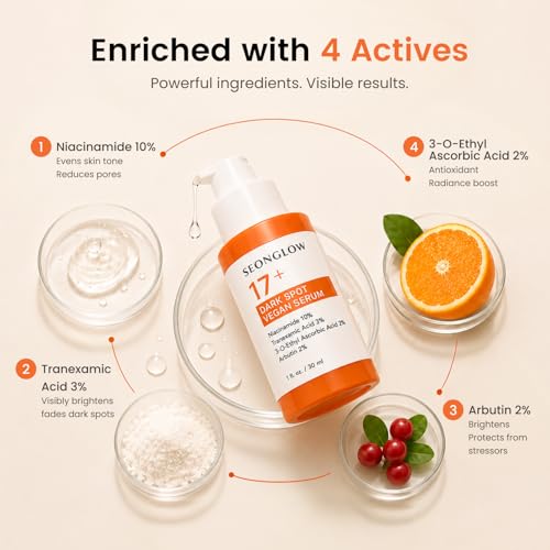Dark Spot Corrector Serum with 10% Niacinamide & 3% Tranexamic Acid - Vegan