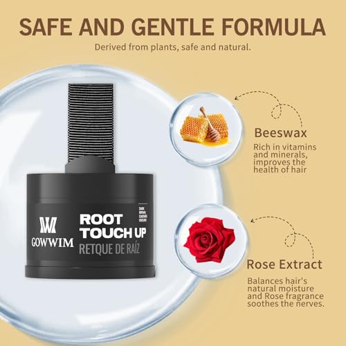 gowwim Hairline Powder - Waterproof Gray Hair Concealer, 0.14 oz