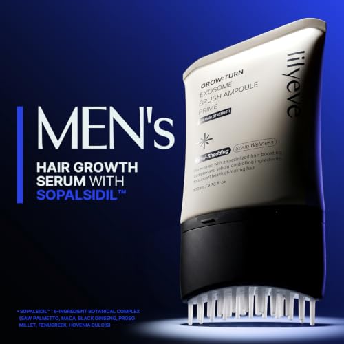 Men's Hair Growth Serum with Brush Applicator | Exosome & Biotin