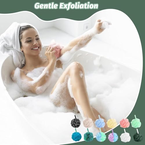 6-Pack Loofah Shower Sponge Body Scrubber