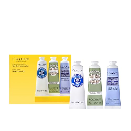 L'Occitane Hand Cream Classics 3-Piece Travel Gift Set - Moisturizing Trio