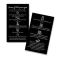 Spanish Brow Henna Tint Aftercare Cards | 50 Pack 2x3.5"