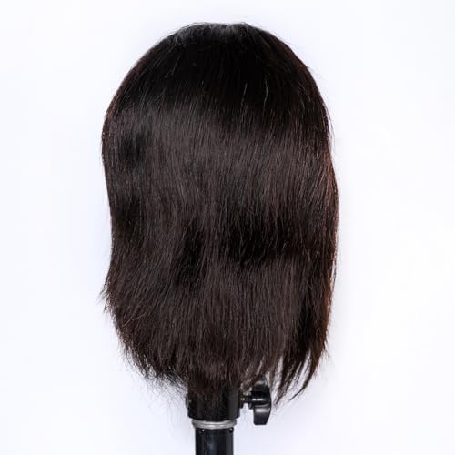 Male Mannequin Head 100% Human Hair with Stand