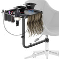 Chair-Mounted Salon Tray with Magnetic Dye Bowls