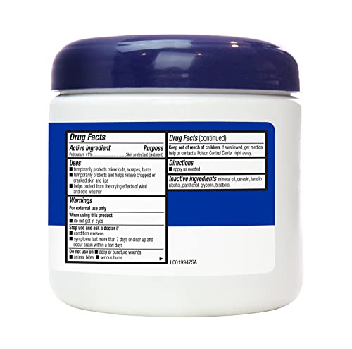 Amazon Basics Healing Ointment & Skin Protectant Cream, Fragrance-Free, 14 oz
