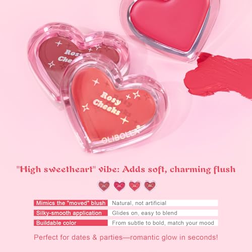 Cream Blush Compact - High-Pigment, Dewy, Long-Lasting