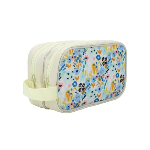 Floral Print Travel Toiletry Kit with TSA Bottles