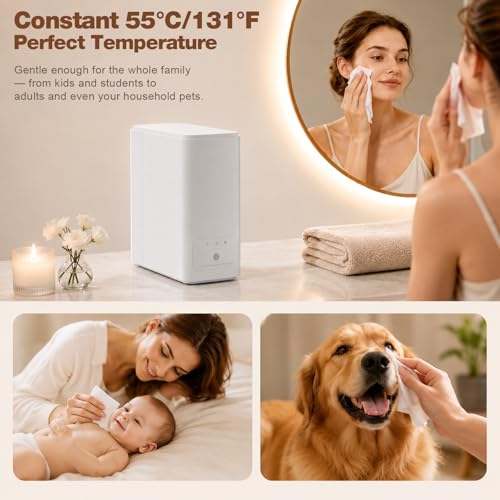 Hot Towel Dispenser Machine with Smart Voice Alerts