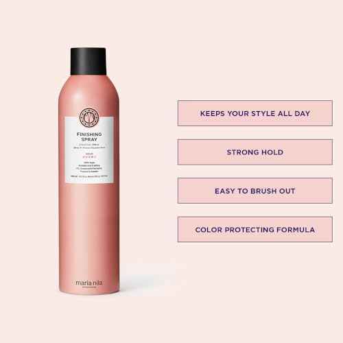 Maria Nila Finishing Spray, Hold 4/5, Antioxidant Preserves Hair Color, 100% Vegan & Sulfate/Paraben free
