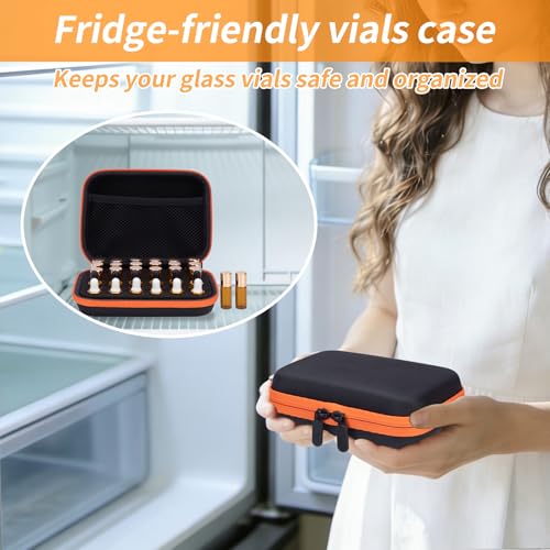 30-Slot Essential Oil & Vial Storage Case for 1-3ml Bottles