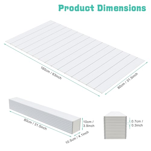 Foldable Bathtub Tray with PVC Cover – 63×31.5in